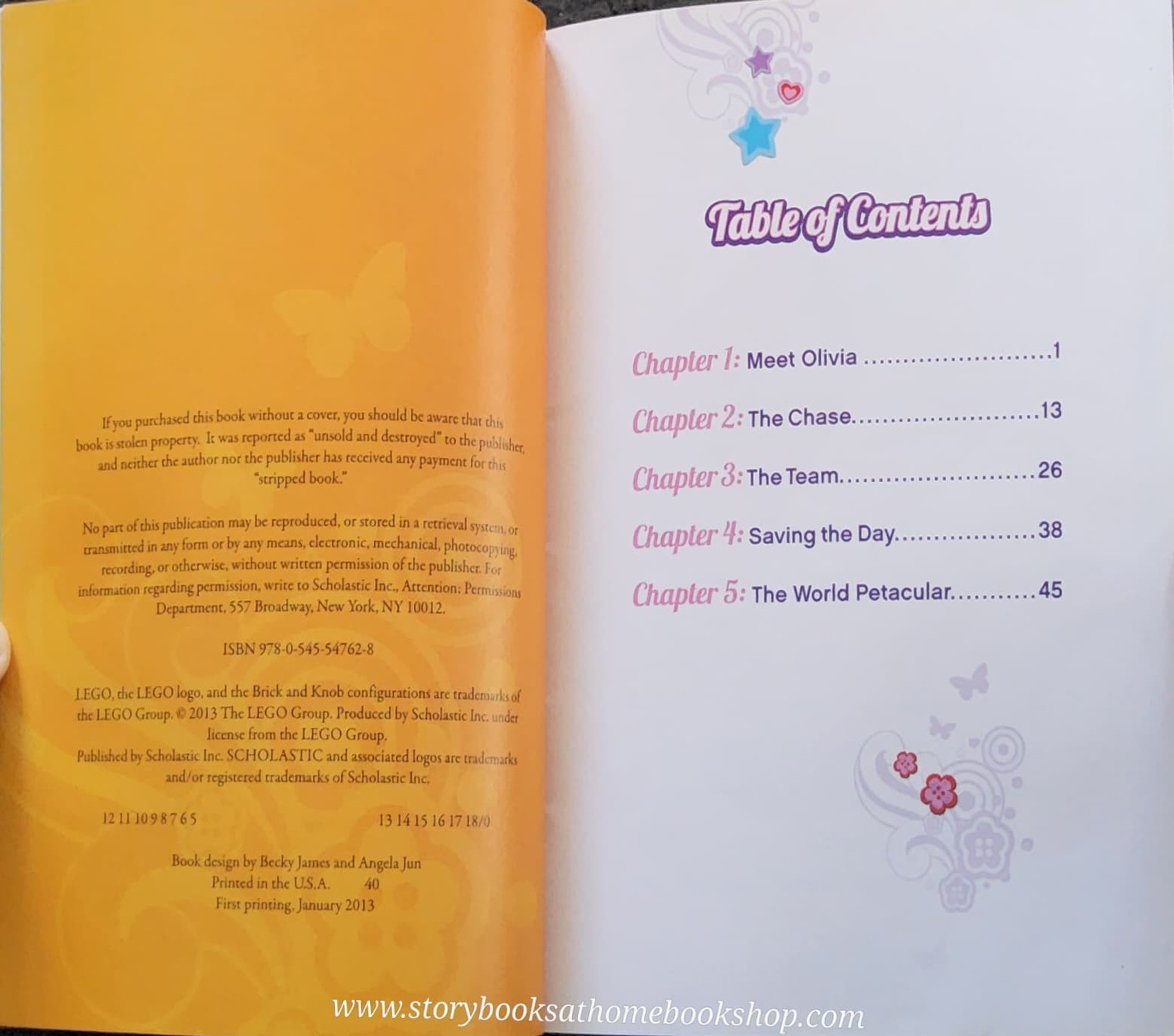 หนังสือนิทานปกอ่อน** 🍅🍓LEGO FRENDS NEW GIRL IN TOWN