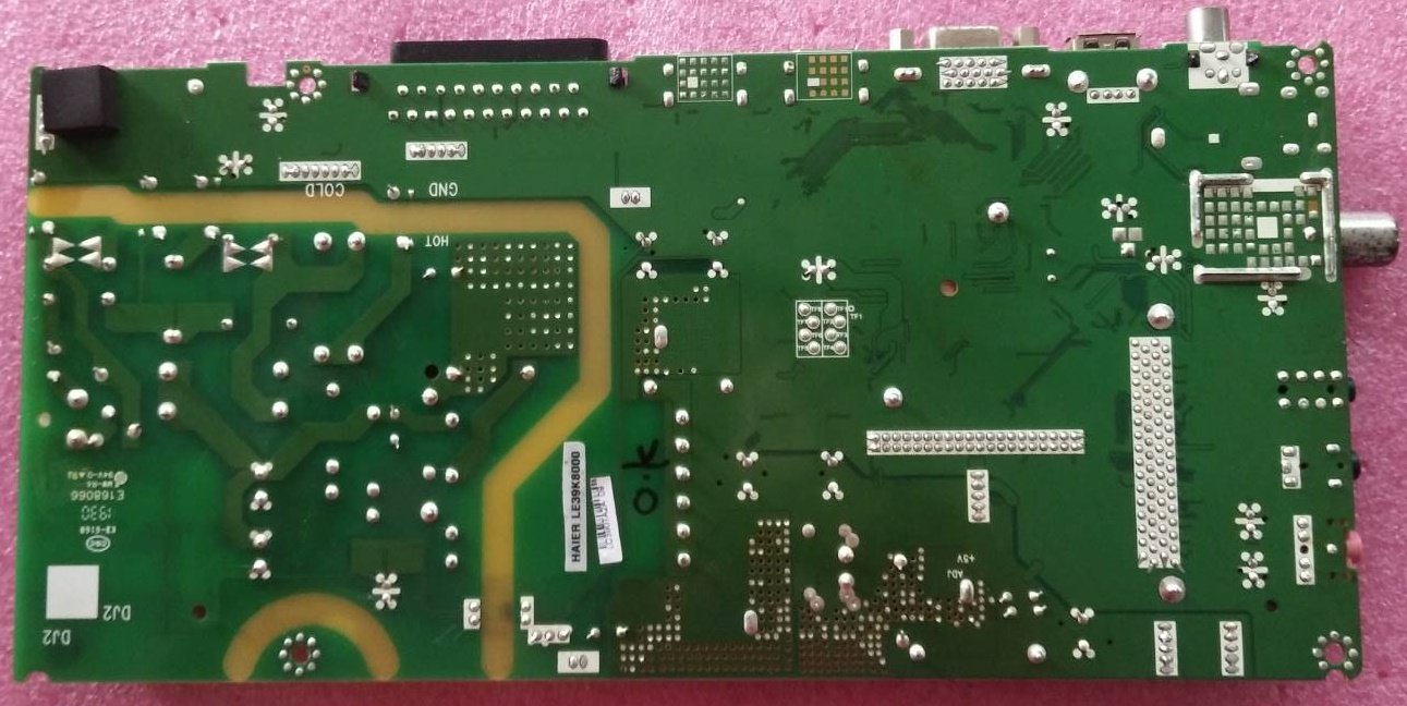 เมนบอร์ดทีวีไฮเออร์(HAIER) อะไหล่แท้ถอดจากเครื่อง รุ่น LE39K8000 พาร์ทMS36633-ZC01-01 เบอร์จอLC390TA2A-09