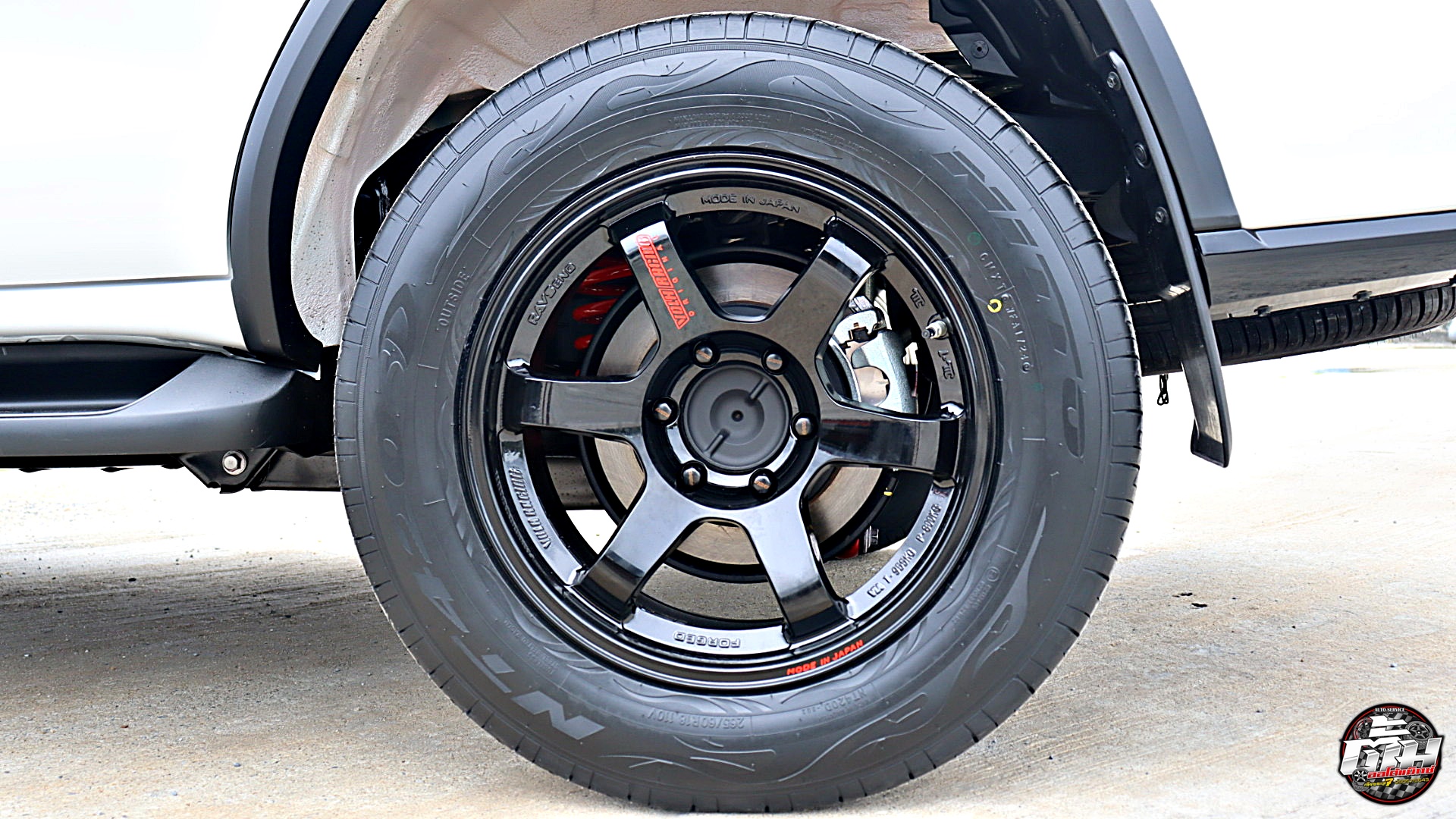 TOYOTA FORTUNER LEGENDER เปลี่ยนล้อยางโช็คอัพ ล้อTE37 Promax ขอบ18นิ้ว ยาง NITTO NT420SD 265/60R18 110V โช็ค PROFENDER MONOTUBE STD