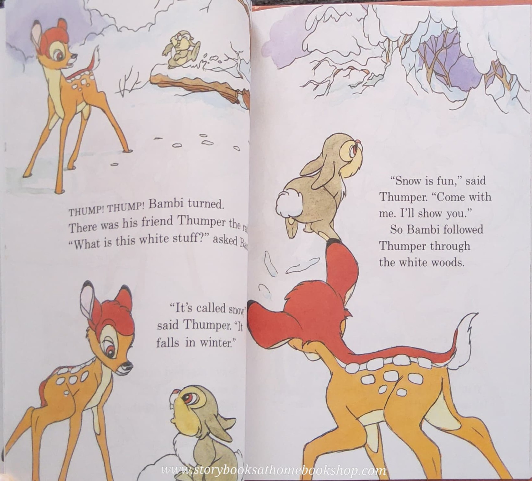 หนังสือนิทานปกแข็ง ** 🍓🍓DISNEY BAMBI and BIG SHOW