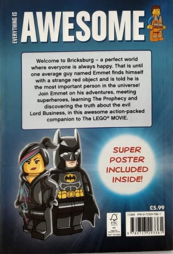 หนังสือนิทานปกอ่อน ** 🍅🍓THE LEGO MOVIE THE OFFICIAL MOVIE HANDBOOK