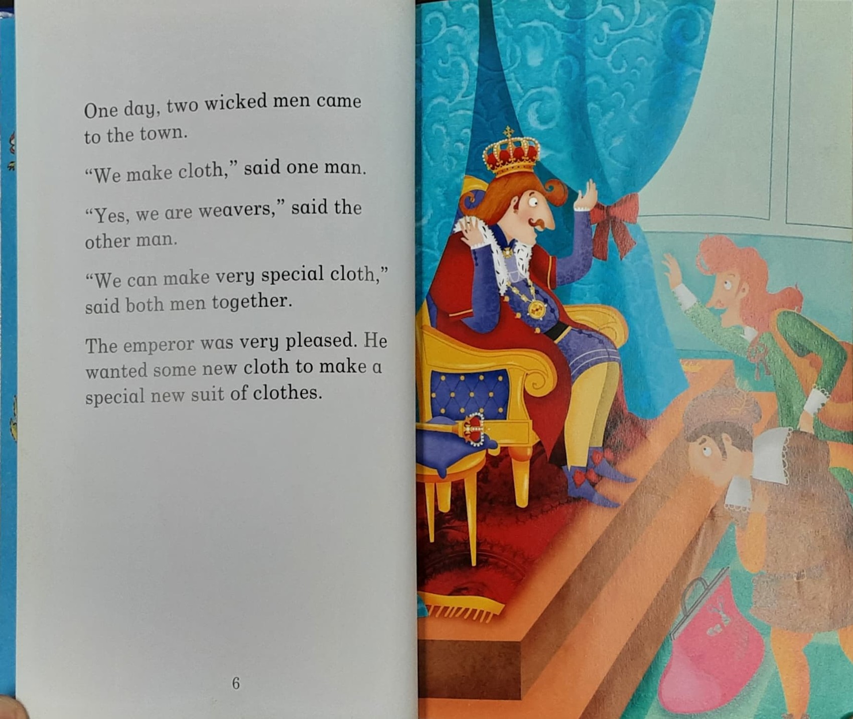 หนังสือนิทานปกแข็ง 🍅🍓The Emperpr's New Clothes/Used สภาพ 80-90%