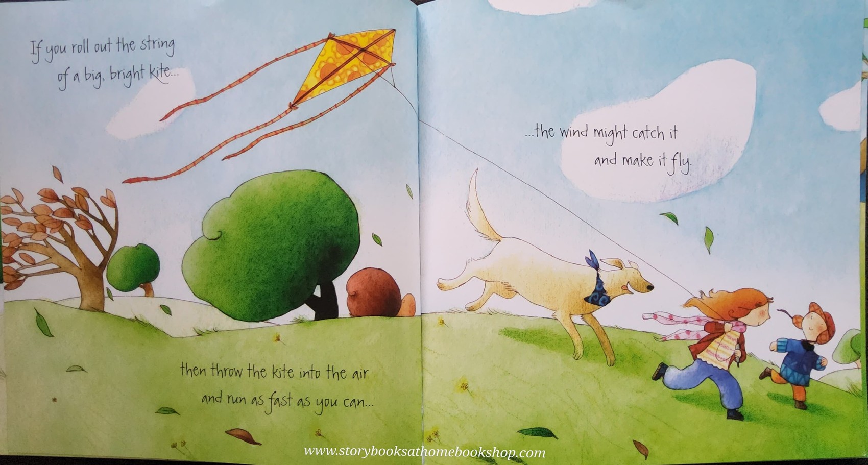 หนังสือนิทานปกอ่อน** 🍅THE WINDY DAY BY ANNA MILBOURNE AND ELENA TEMPPORIN