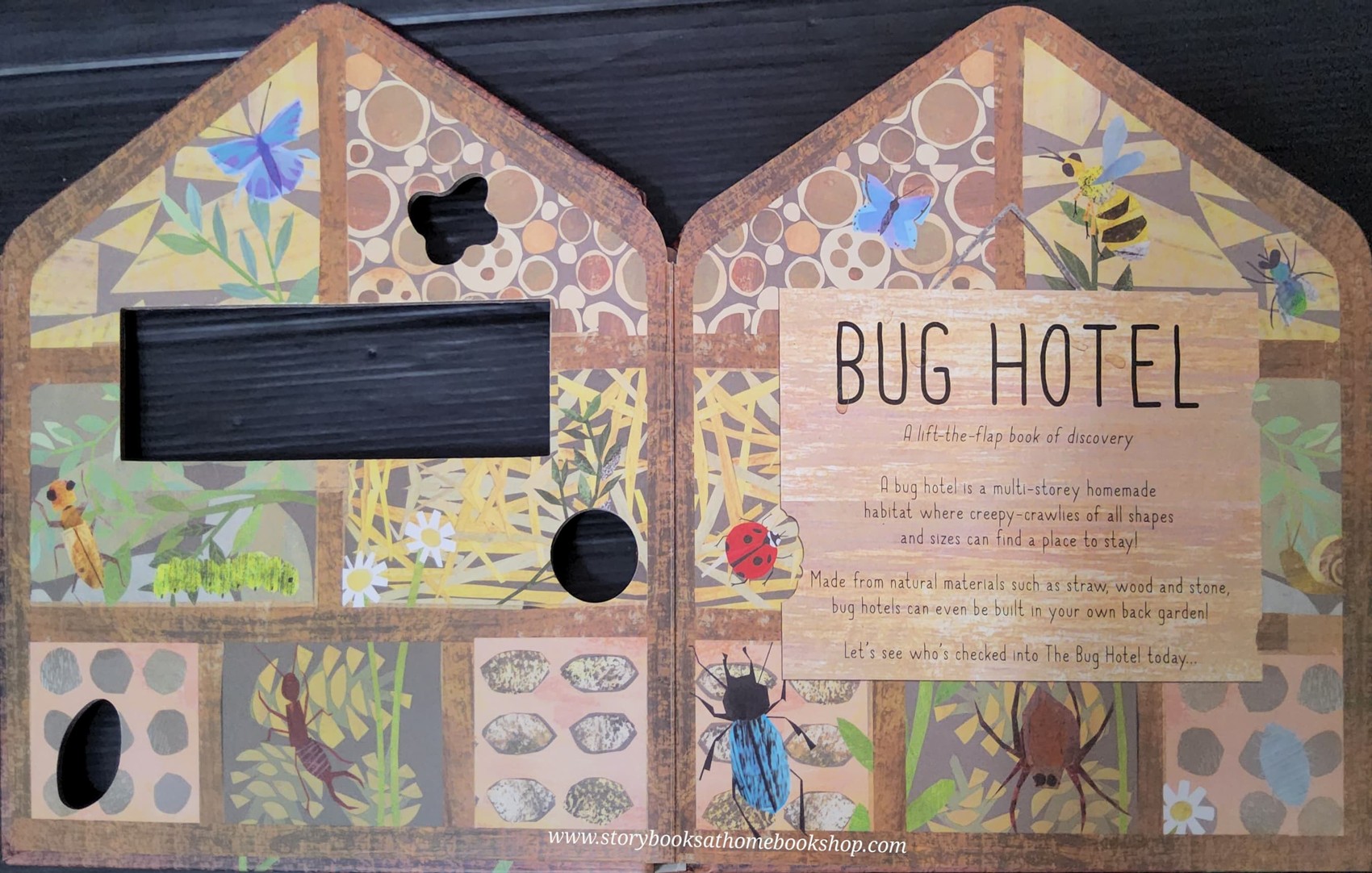 FLAP BOARD BOOK** 🍓🍓BUG HOTEL