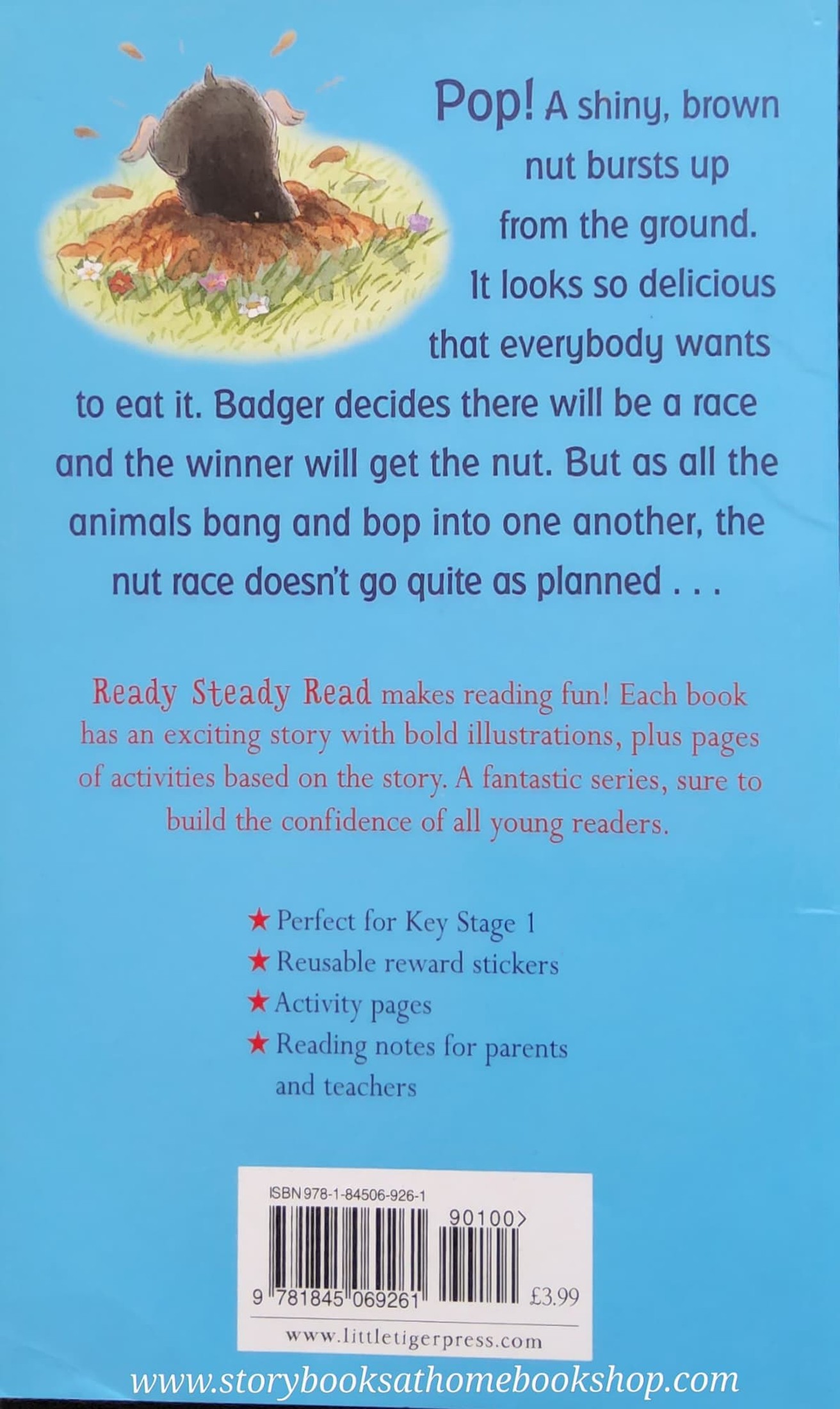 หนังสือนิทานปกอ่อน** 🍅READY STEADY READ THE NUTTY NUT CHASE BY KATHRYN WHITE AND VANESSA CABBAN