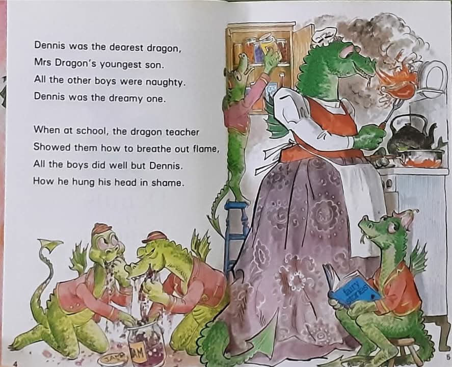 หนังสือนิทานปกแข็ง** 🍓🍓 Dennis the Dragon