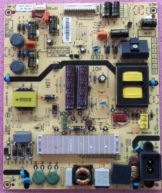 ซัพพลายทีวี TOSHIBA (โตชิบา) ของแท้มือสองถอดจากเครื่อง ใช้กับรุ่น 49U4750VT พาร์ท L5L01U