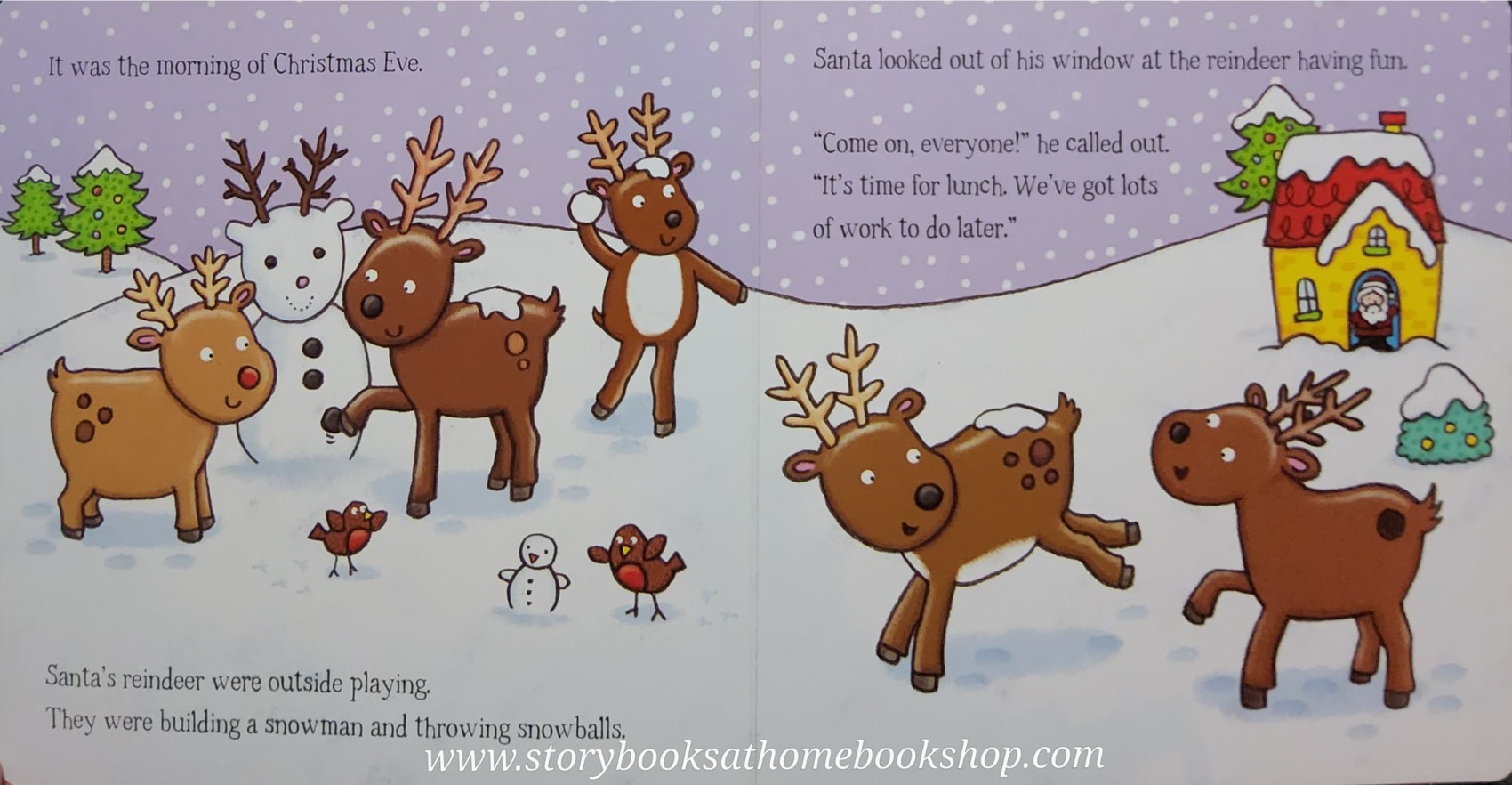 BOARD BOOK ** ð
LITTLE REINDEER WANTS TO PLAYð