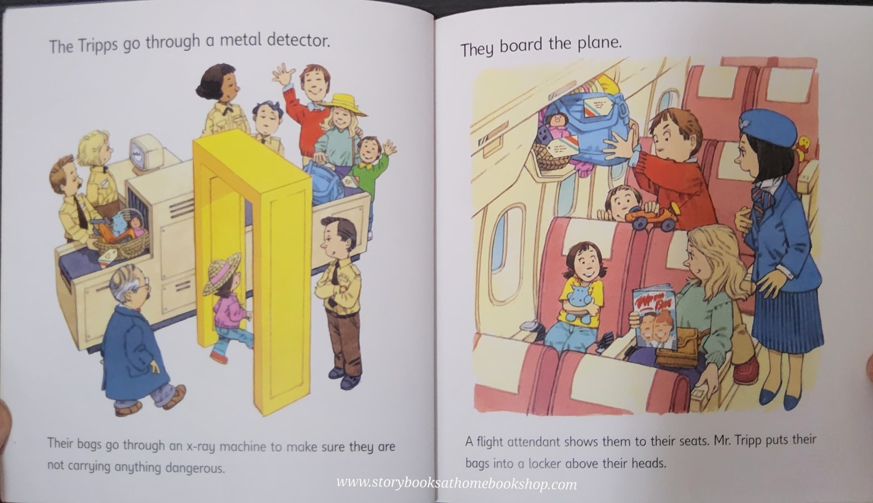 หนังสือนิทานปกอ่อน** ♥️USBORNE FIRST EXPERIENCES:GOING ON A PLANE