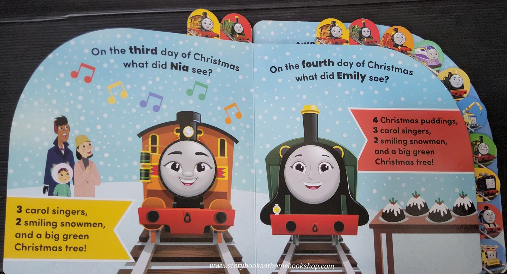 BOARD BOOK** 🍅🍅THOMAS&FRIENDS:THE 12 ENGINES OF CHRISTMAS