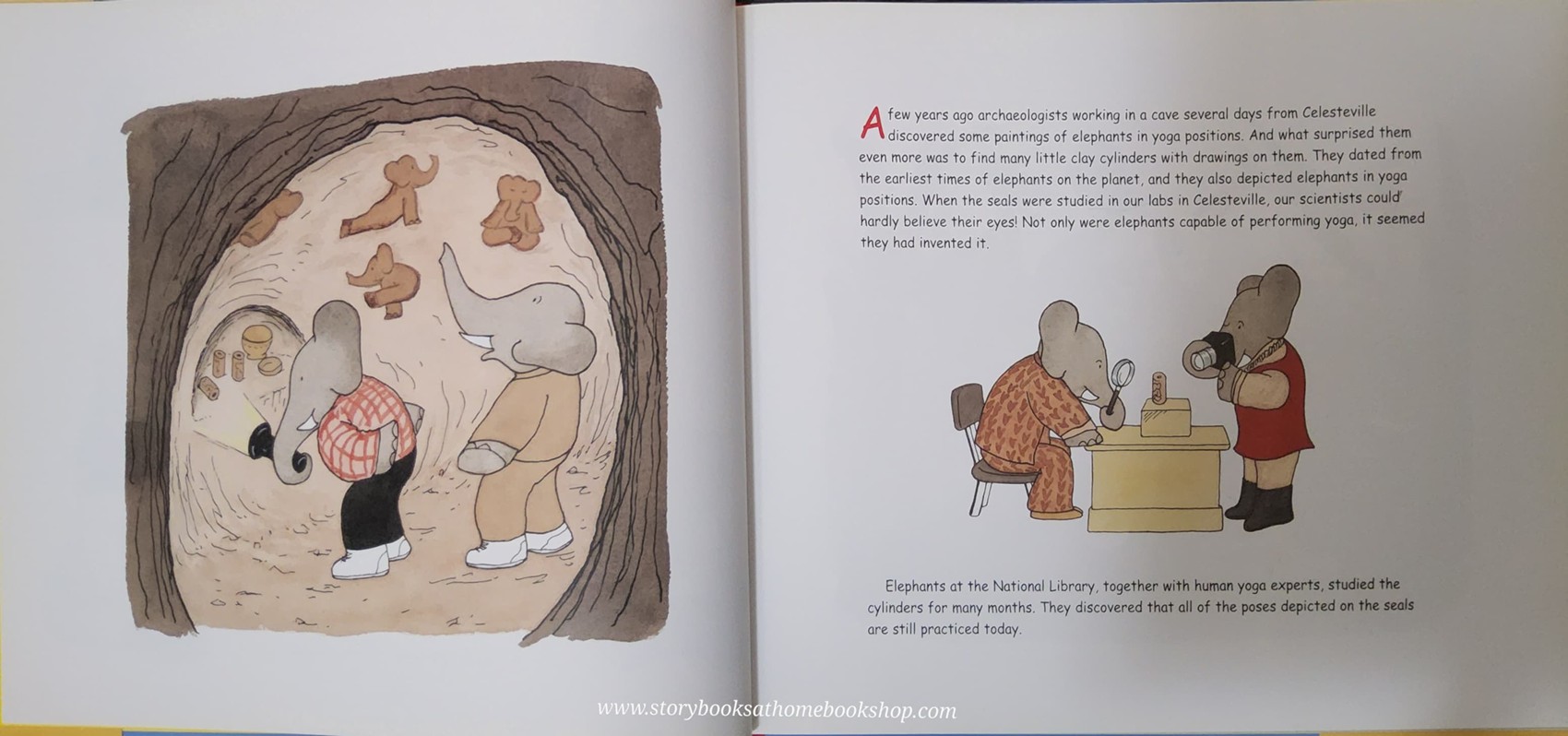หนังสือนิทานปกแข็ง** 🍓🍓BABAR'S YOGA FOR ELEPHANS