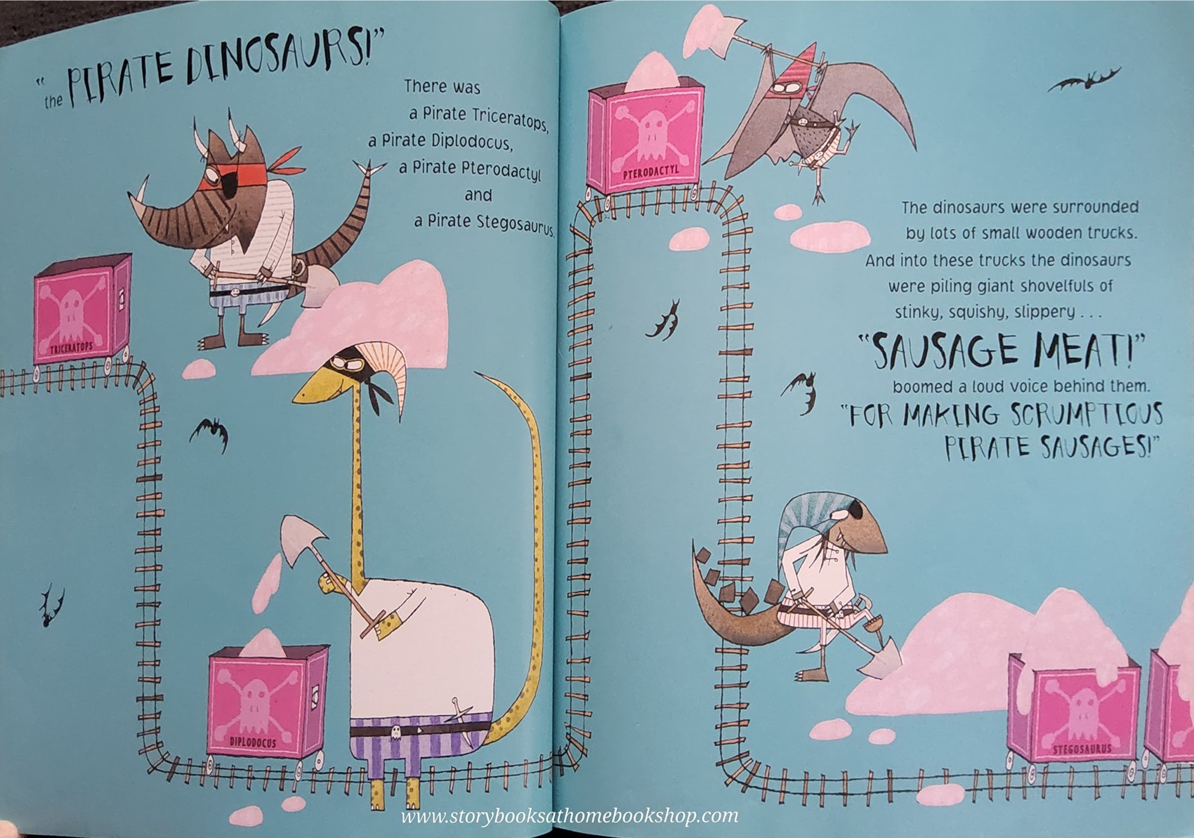 หนังสือนิทานปกอ่อน ** 🍅CAPTAIN FLINN AND THE PIRATE DINOSAURS SMUGGLERS BAY