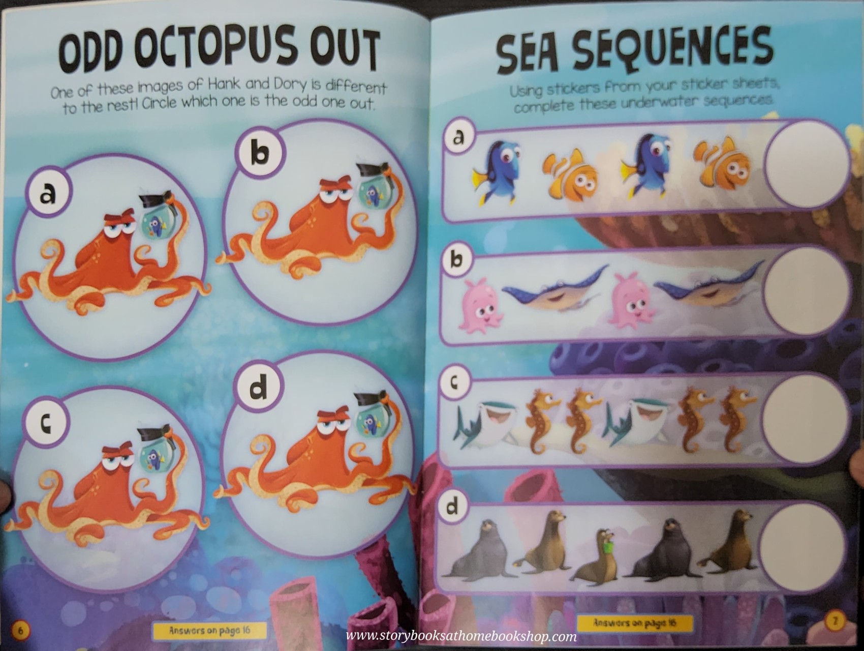 ACTIVITIES BOOK** ð
ð
PIXAR STICKER PLAY AWESOME ACTIVITIES