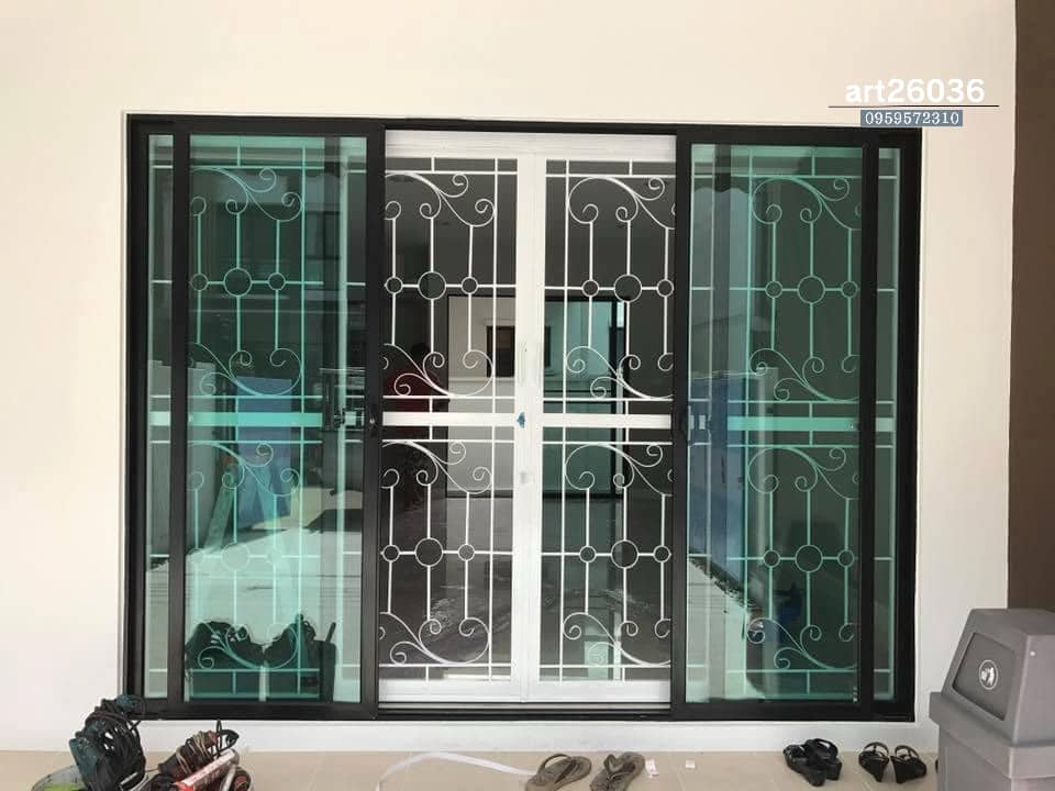 เหล็กดัดสีอบ #25