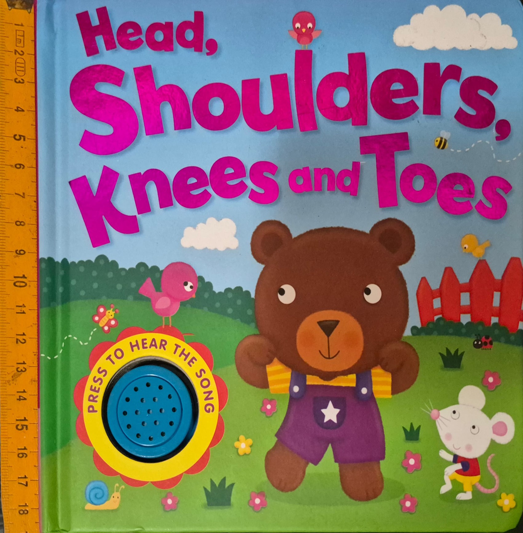 SOUND BOARD BOOK ** 🍅🍓HEAD,SHOULDERS,KNEES AND TOES