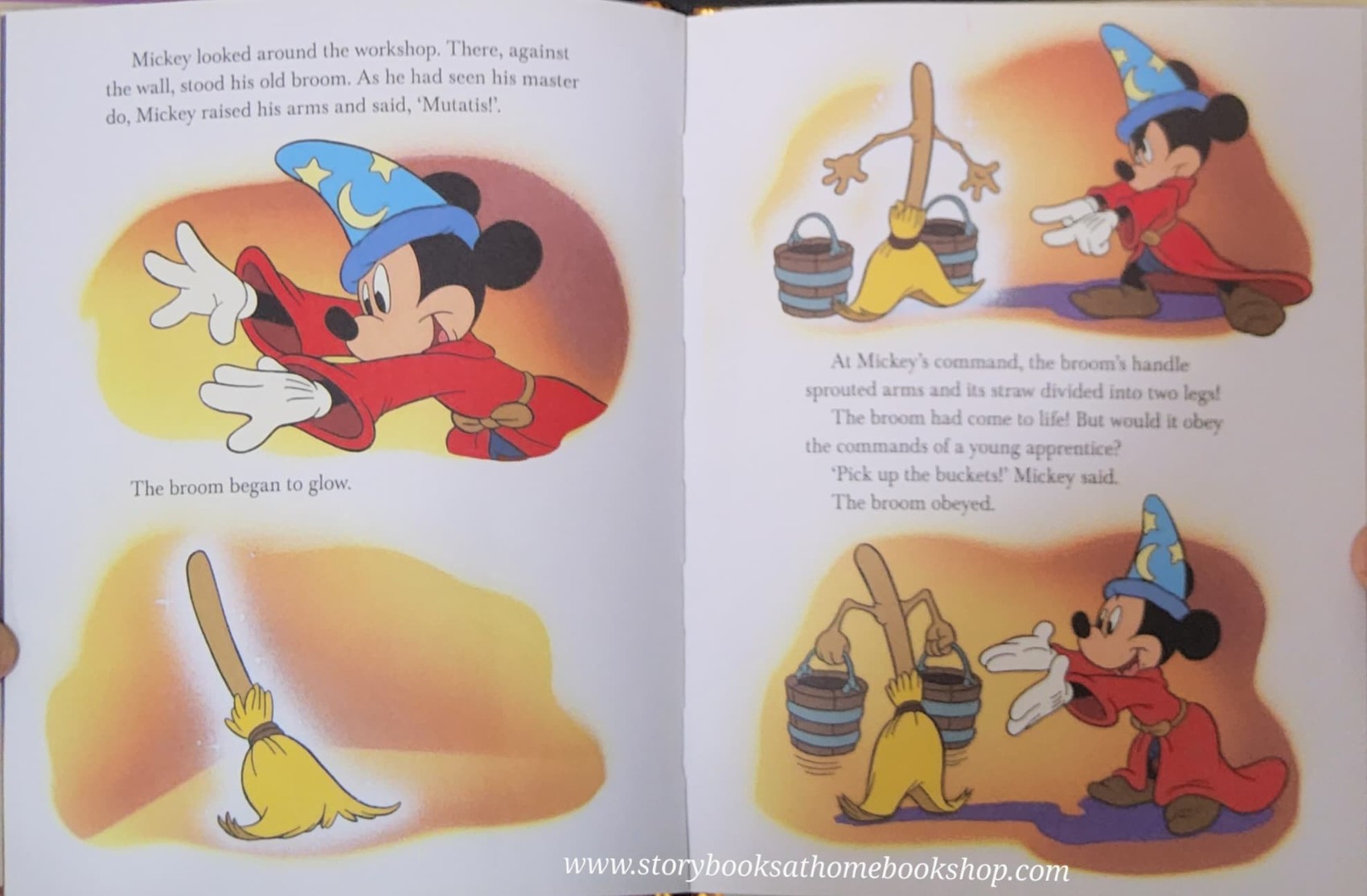 หนังสือนิทานปกอ่อน** 🍓🍓A TREASURE COVE STORY:DISNEY'S THE SORCERER'S APPRENTICE