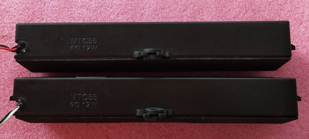 ลำโพงทีวี HAIER ไฮเออร์ มือสองพร้อมใช้งาน ใช้กับรุ่นLE50K8000A LE58K6500UA MTC55 6โอมห์ 12วัตต์