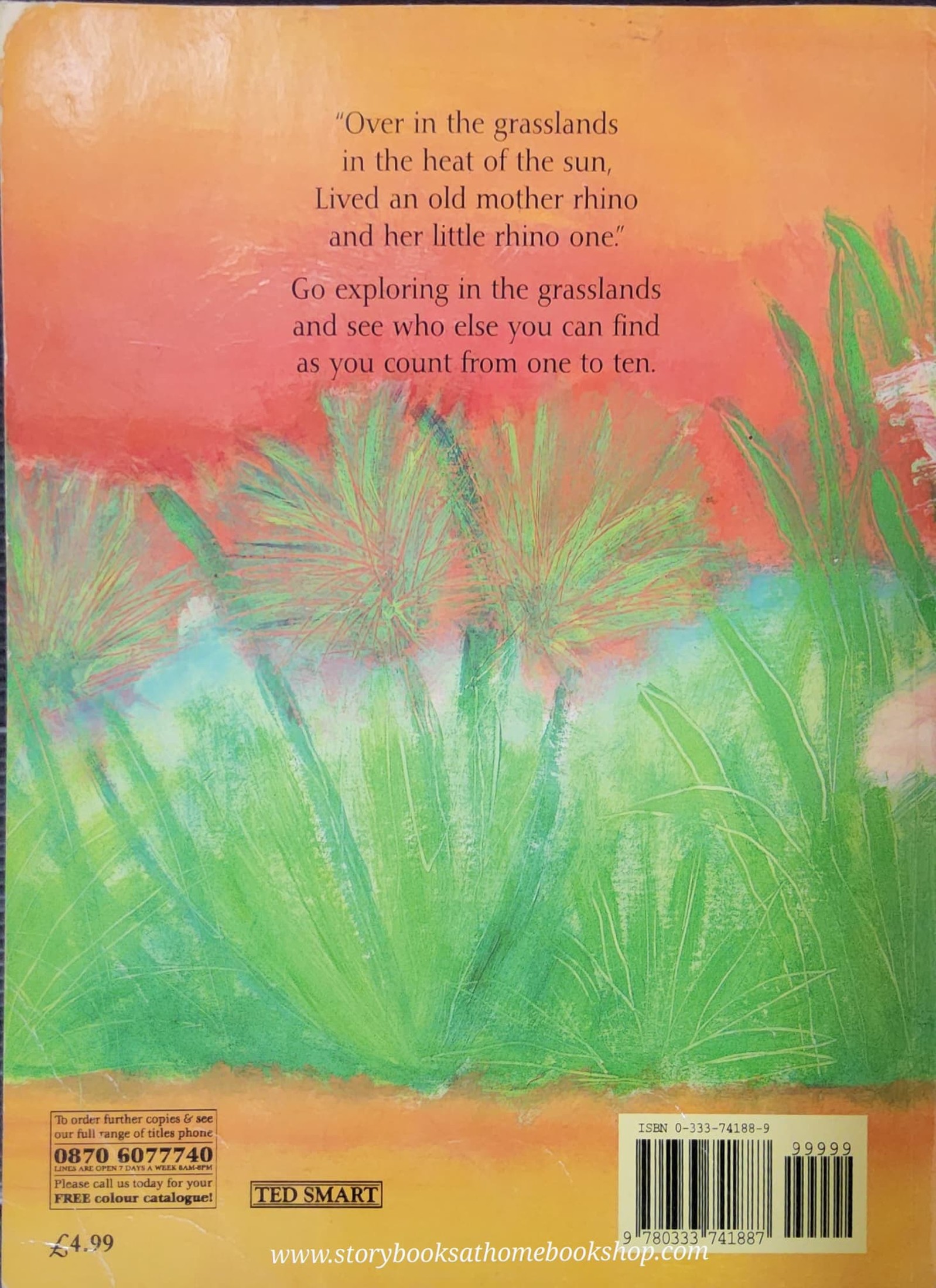 หนังสือนิทานปกอ่อน ** 🍅🍓OVER IN THE GRASSLANDS BY ANNA WILSON AND ALISON BARTLETT