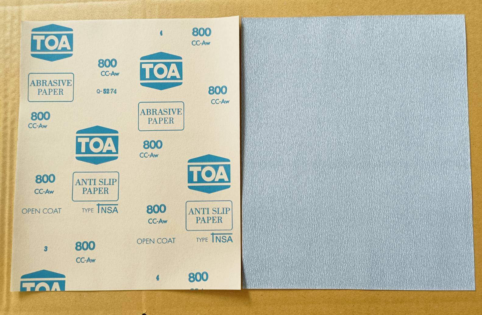 กระดาษทรายแห้ง 9"X11" TOA (A)