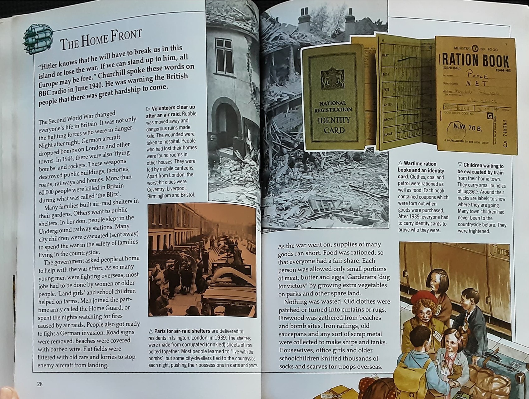 Knowledge Book หนังสือความรู้ ภาษาอังกฤษ 🍅🍓History of Britain Modern Britain/Used สภาพ 80-90%