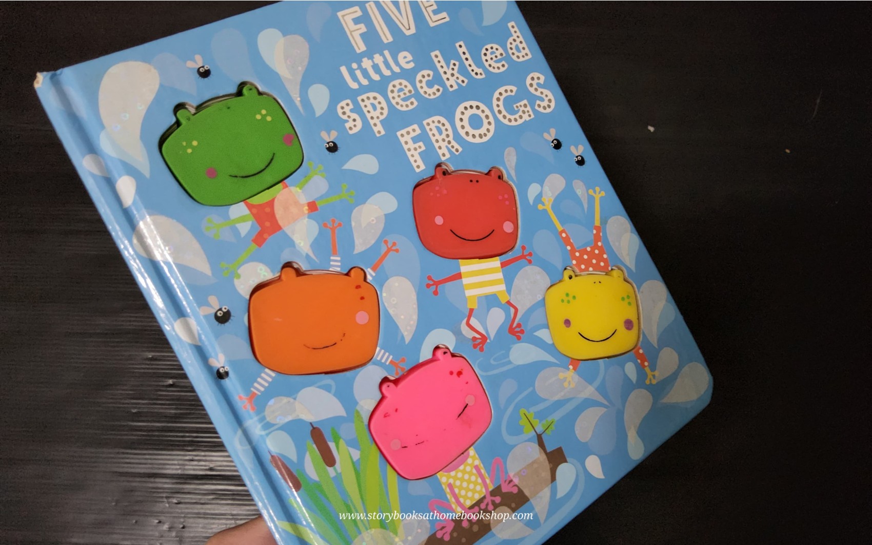 TOUCH AND FEEL BOARD Book** 🍅🍅FIVE LITTLE SPECKLED FROGS
