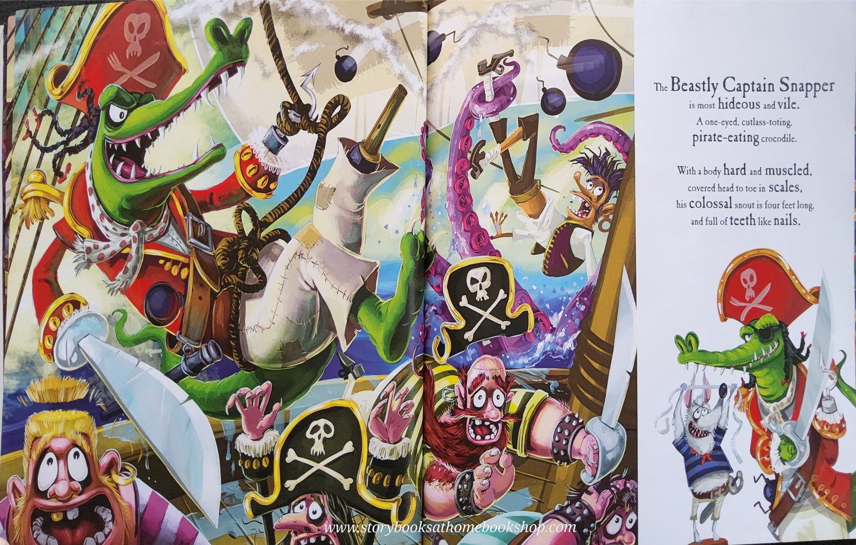 หนังสือนิทานปกอ่อน** 🍅🍓THE BEASTLY PIRATES BY JOHN KELLY