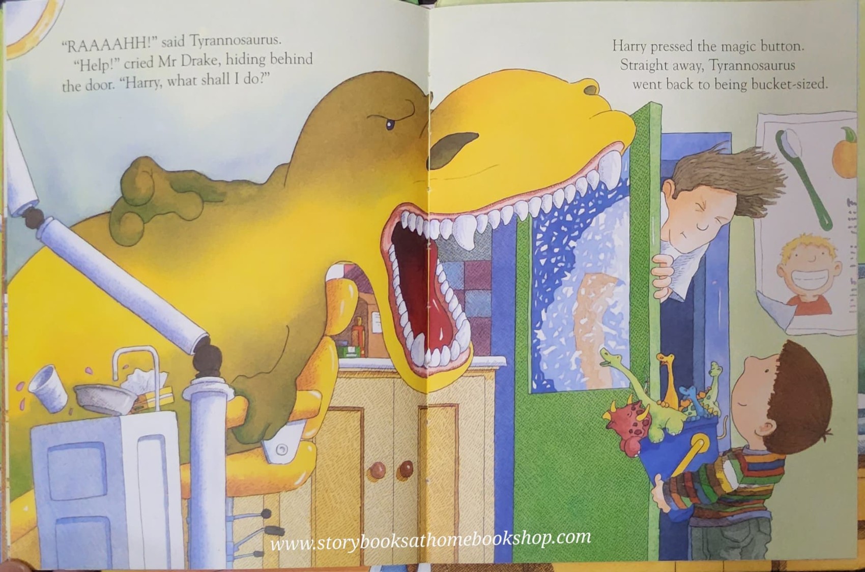 หนังสือนิทานปกแข็ง** 🍅🍓HARRY AND THE DINOSAURS SAY 'RAAHH!'