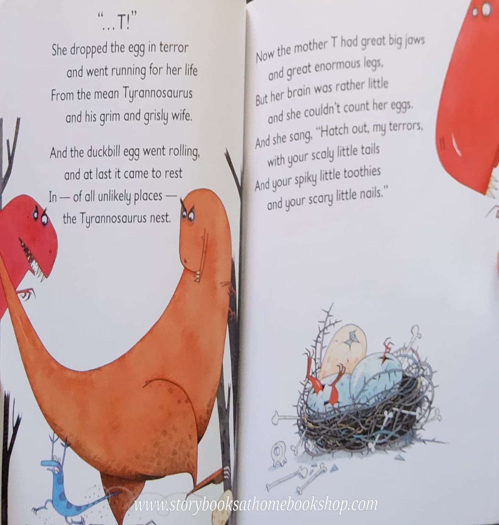 หนังสือนิทานปกอ่อน ** 🍅🍓LET'S READ!:TYRANOSAURUS DRIP BY JULIA DONALDSON.DAVID ROBERTS (ฉบับพกพา)