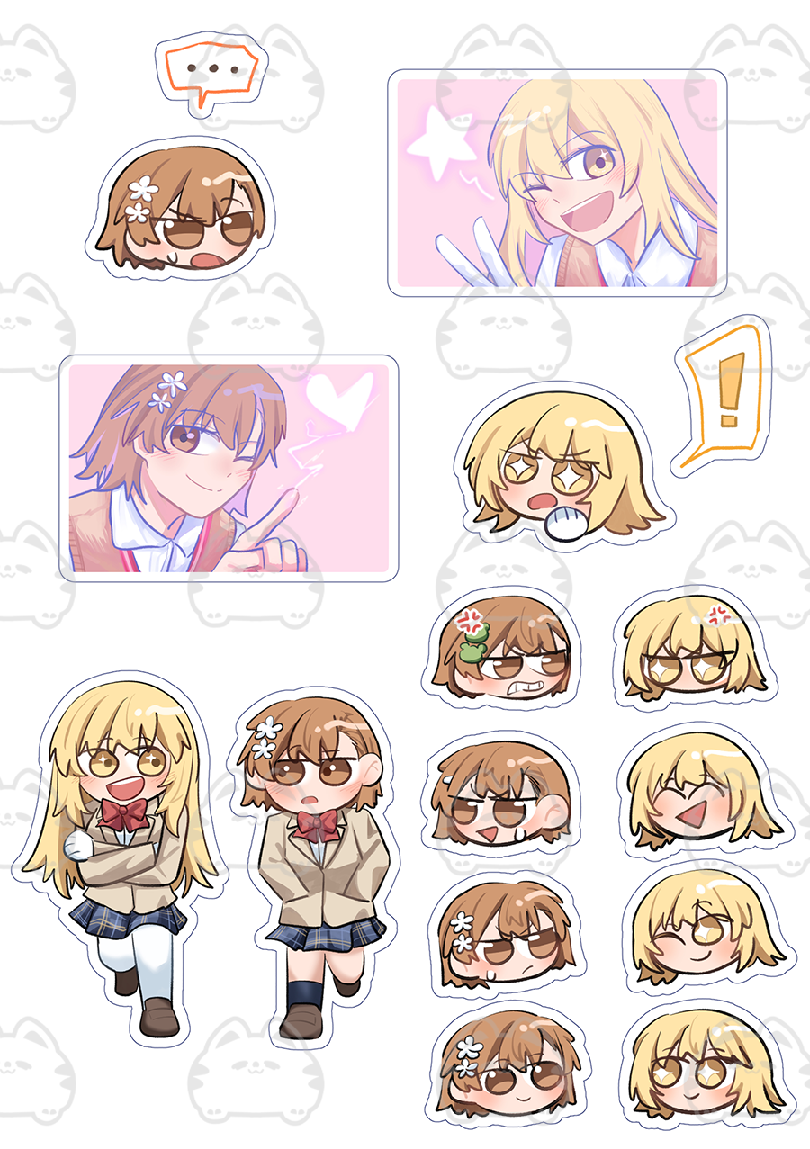 Sticker Toaru | MikoMisa (รองขุ่น & Ocean)