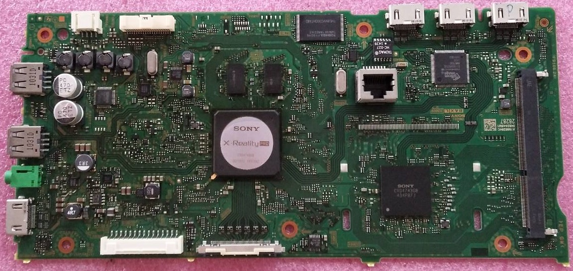 เมนบอร์ดทีวีโซนี่ (SONY) ของแท้มือสองถอดจากเครื่อง ใช้กับรุ่น KDL-50W800B 1-889-202-23