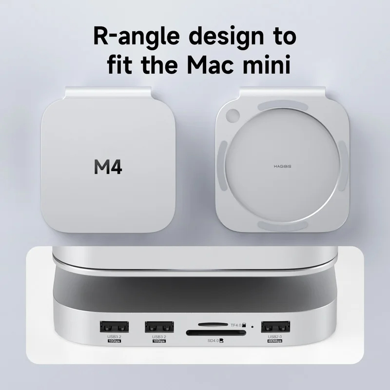 [ออกใบกำกับภาษีได้]พร้อมส่งจาก กทม Hagibis Mac mini M4 Hub with Enclosure