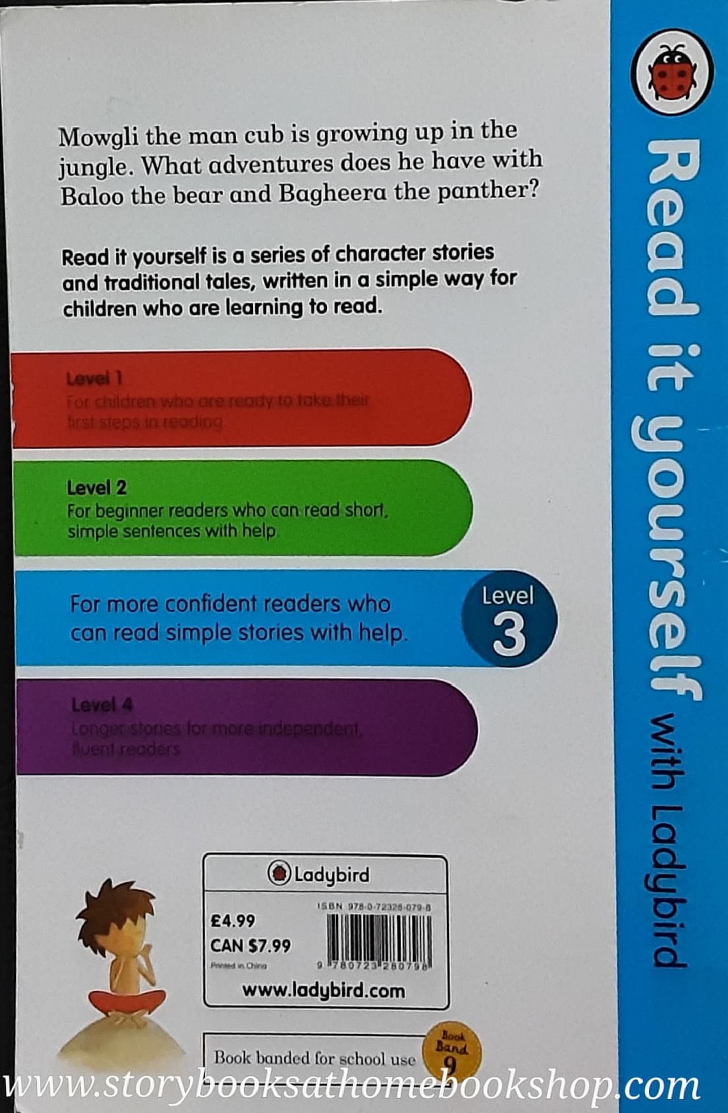 หนังสือนิทานปกอ่อน** ♥️READ IT YOURSELF: THE JUNGLE BOOK L.3♥️