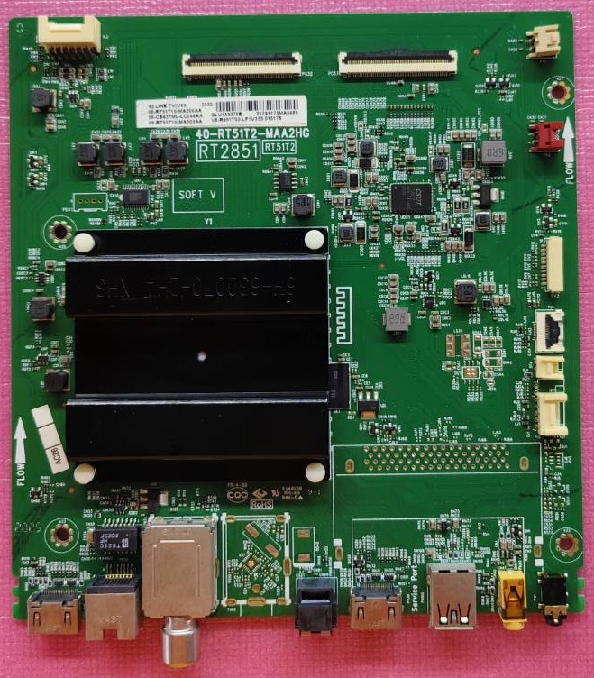 เมนบอร์ดทีวีทีซีแอล TCL อะไหล่แท้#มือสองพร้อมใช้งาน ใช้กับรุ่น 43LINETV พาร์ท40-RT51T2-MAA2HG