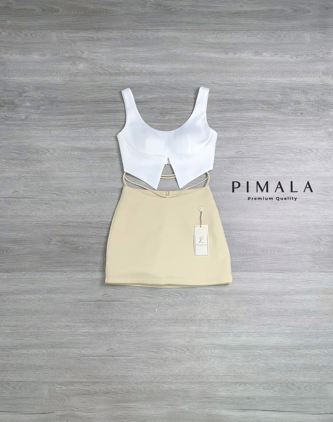 SETเสื้อ+กระโปรงกางเกง