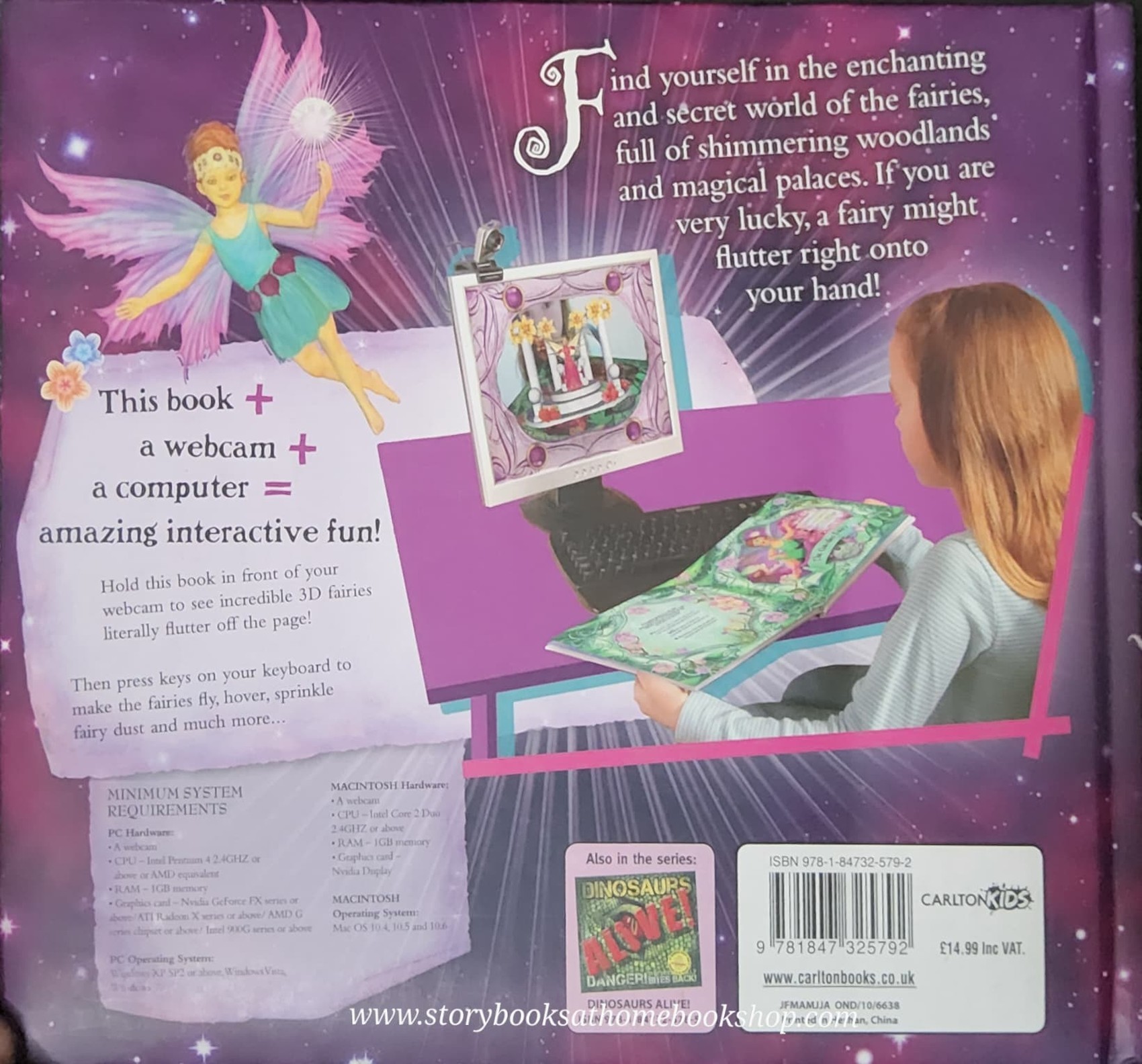 หนังสือนิทานปกแข็ง* 🍓🍓FAIRYLAND MAGIC SECRET! (WITH CD AND WIRTIRAL 3D POP UP)