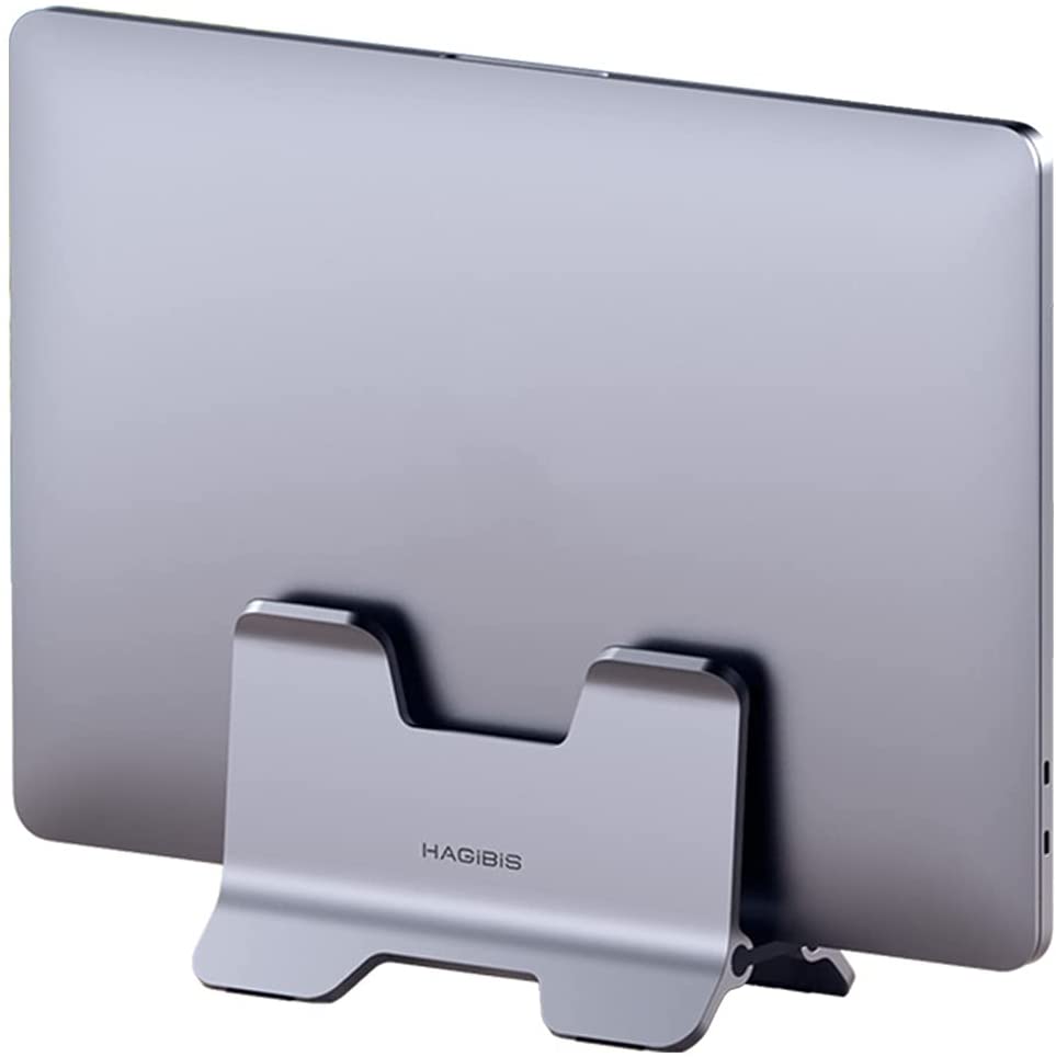 [ออกใบกำกับภาษีได้]พร้อมส่งจาก กทม Hagibis ขาตั้งแล็ปท็อปแนวตั้งเดสก์ท็อปแรงโน้มถ่วงอลูมิเนียมแท่นวางโน้ตบุ๊ค Space-Saving