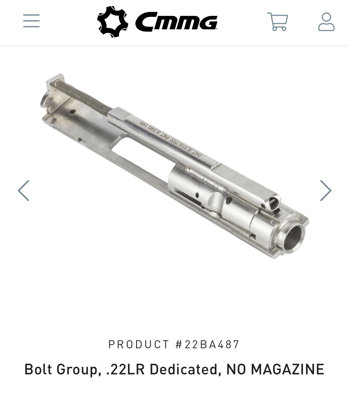 CMMG - Bolt Group, .22LR Dedicated [ORDER]