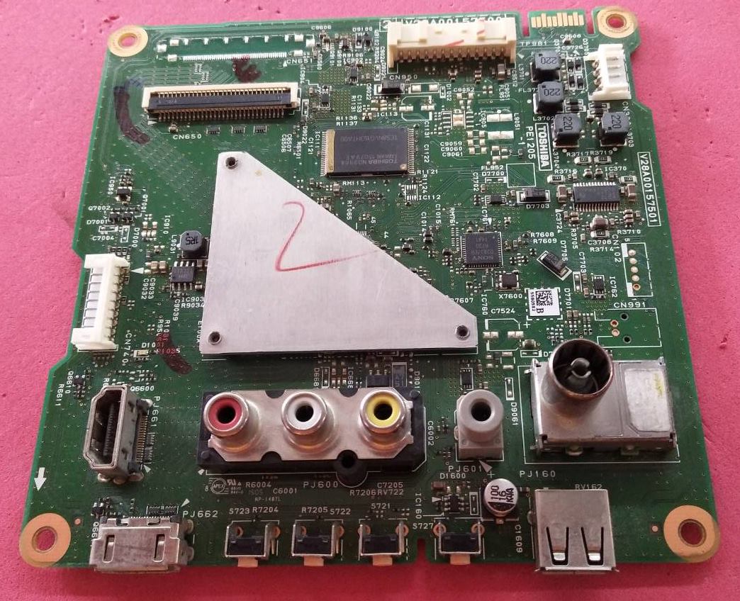 Main Board TOSHIBA (เมนบอร์ด โตชิบา) อะไหล่แท้/ของถอด ใช้กับรุ่น 32L2550VT