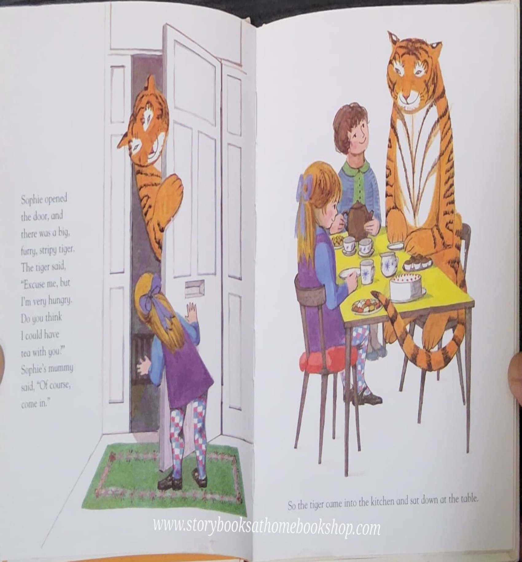 หนังสือนิทานปกแข็ง** 🍅🍓THE TIGER WHO CAME TO TEA BY JUDITH KERR