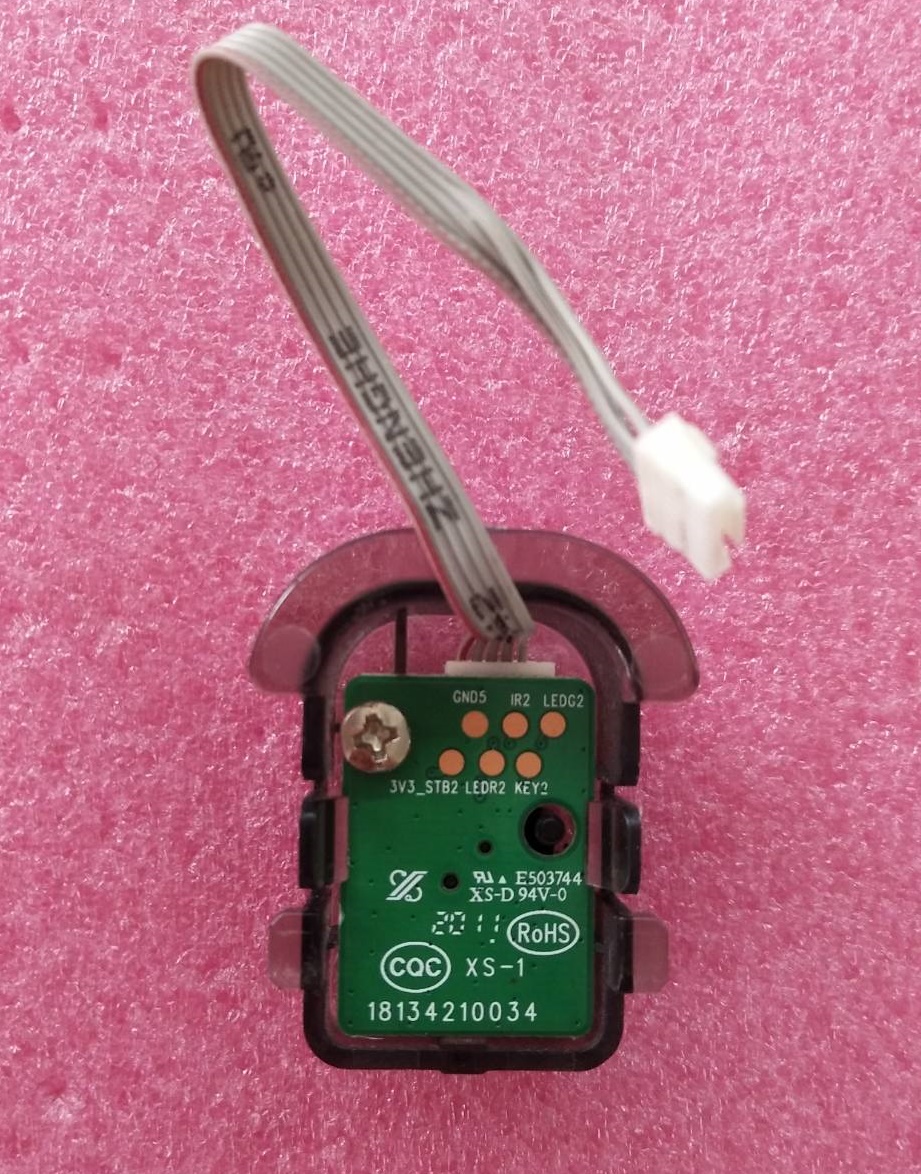 ตัวรับรีโมททีวี พานาโซนิค Panasonic ของแท้ถอดจากเครื่อง รุ่น TH-55GX650T พาร์ทE503744 XS-D 94V-0 18134210034