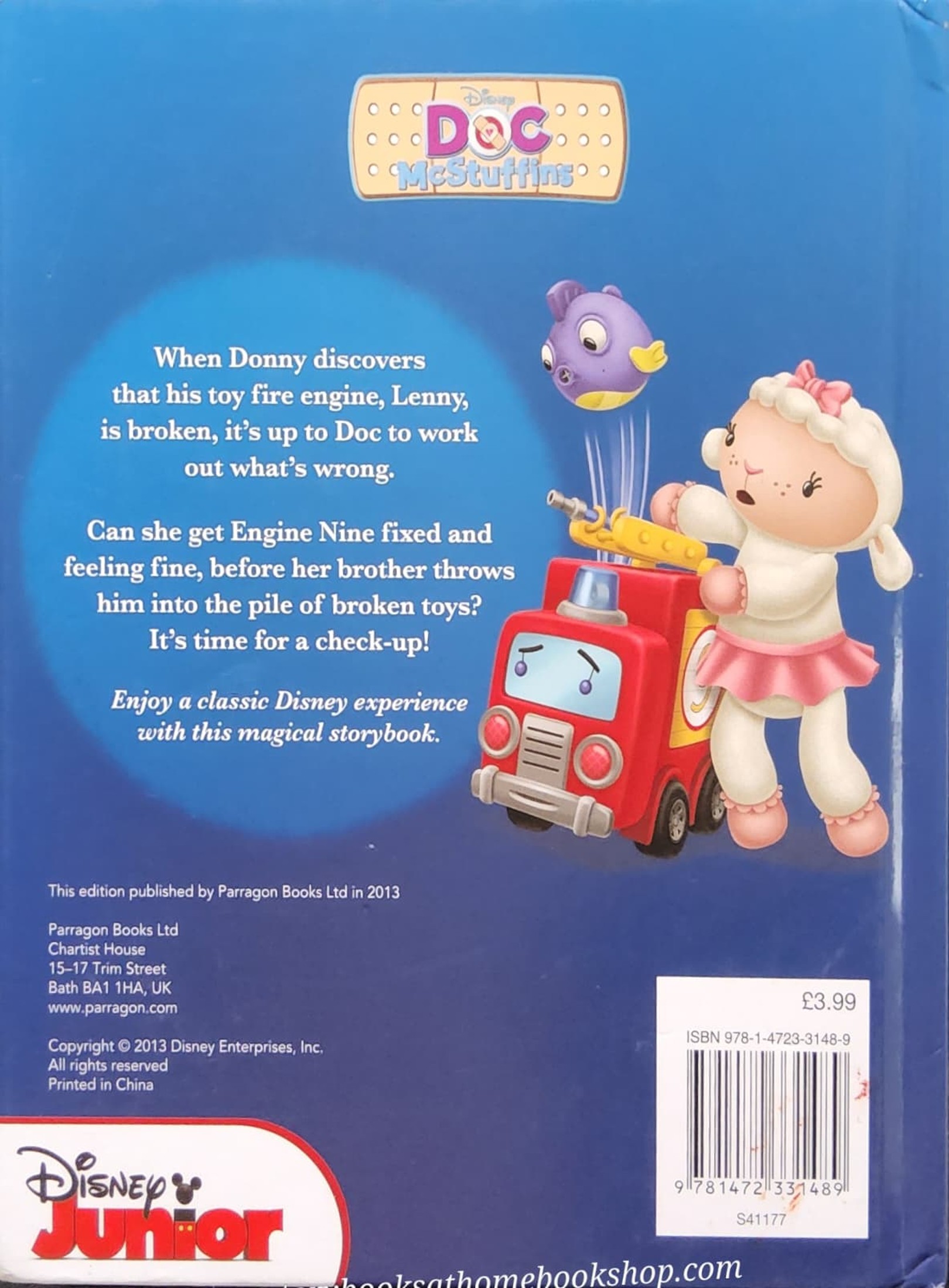 หนังสือนิทานปกแข็ง ** 🍅🍓DISNEY DOC MCSTUFFINS♥️♥️