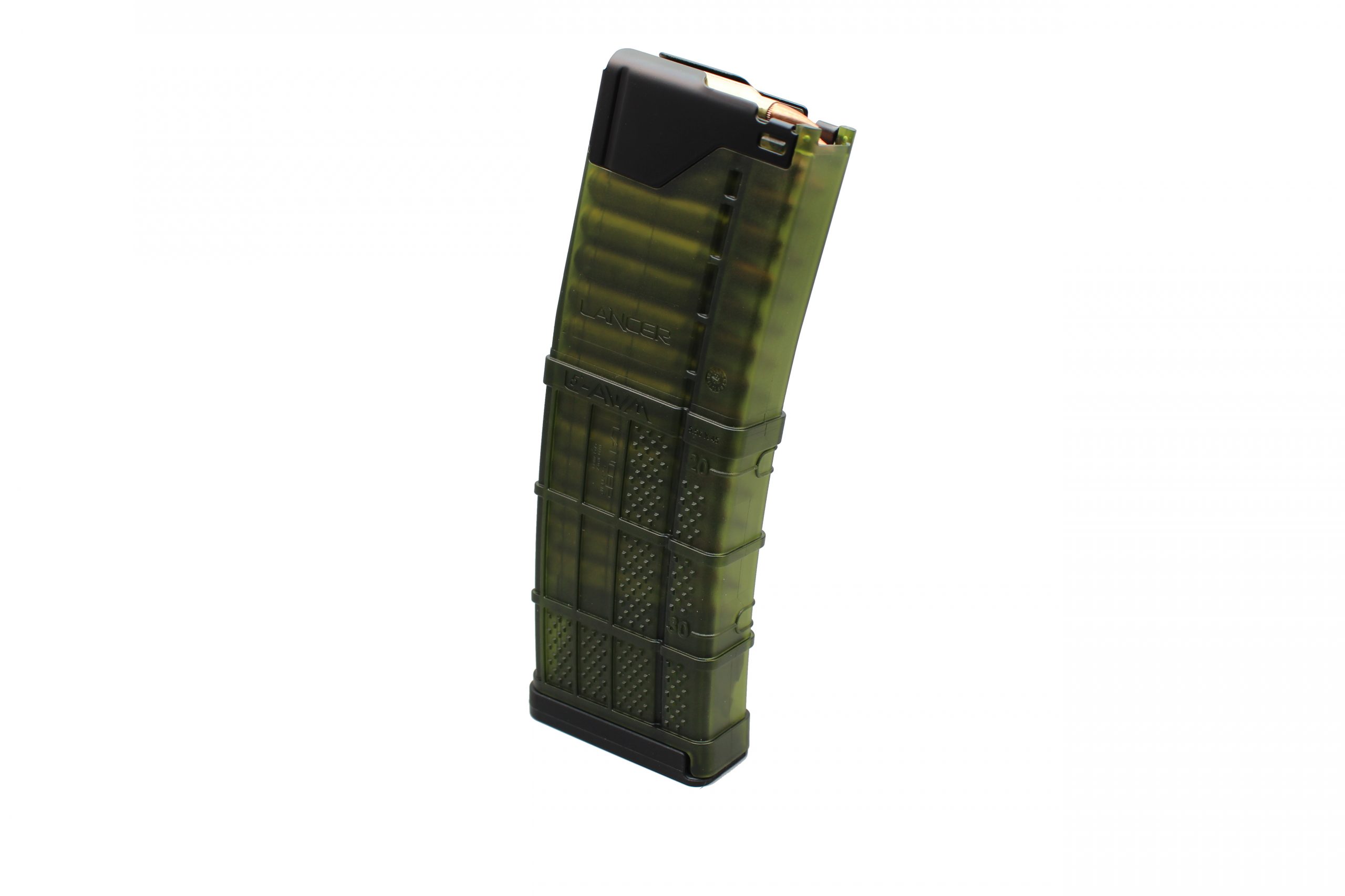 LANCER SYSTEMS - L5AWM 5.56mm Translucent Green (ODG) Magazines