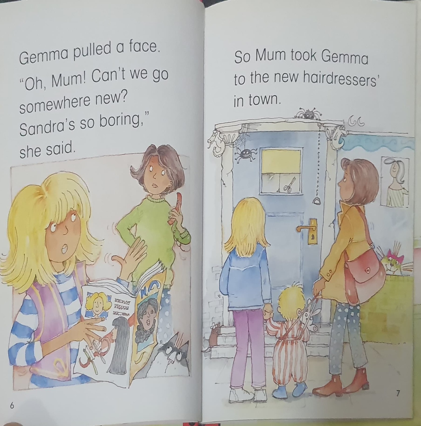 หนังสือนิทานปกแข็ง ** 🍅🍓READ WITH LADYBIRD:L2 BOOK 5 MONSTER HAIRCUT!