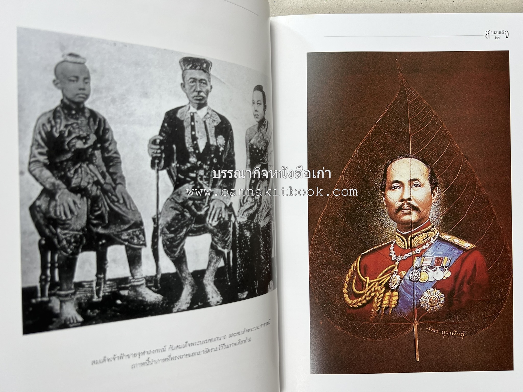 สามสมเด็จ โดย : ทรงวิทย์ แก้วศรี หนังสือที่ระลึกในพิธีเปิดอาคารเฉลิมพระเกียรติ โรงพยาบาลสมเด็จ ณ ศรีราชา จังหวัดชลบุรี.