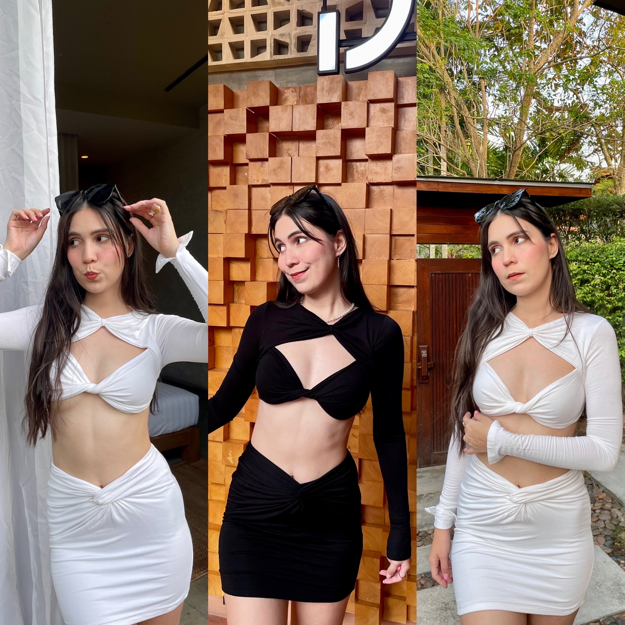 🤍Veronica Set🤍 เซต2ชิ้นสุดปัง เสื้อ+กระโปรง ใส่แล้วดูแพงอะไรเบอร์นี้ งานแขนยาว ดีเทลบอกเลยว่าสวยมากก