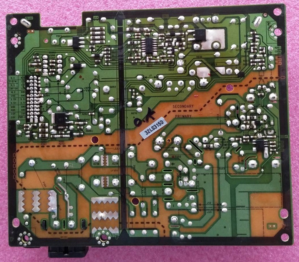 ซับพลายทีวี แอลจี LG ของแท้ถอดจากเครื่อง รุ่น32LS3150-TA พาร์ท EAY62809403 EAX65035501