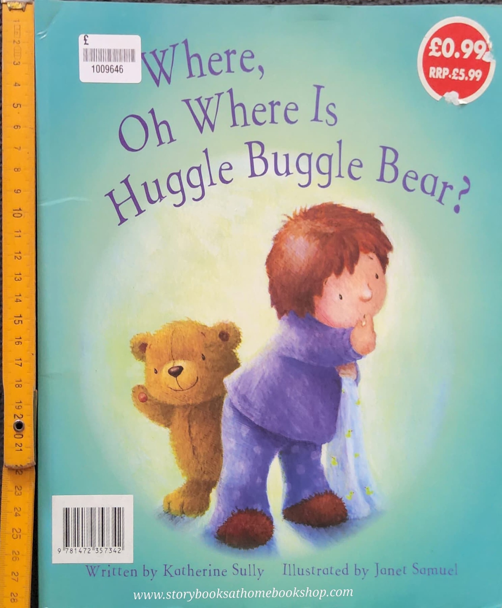 หนังสือนิทานปกอ่อน ** 🍅🍓WHERE,OH WHERE IS HUGGLE BUGGLE BEAR?♥️♥️