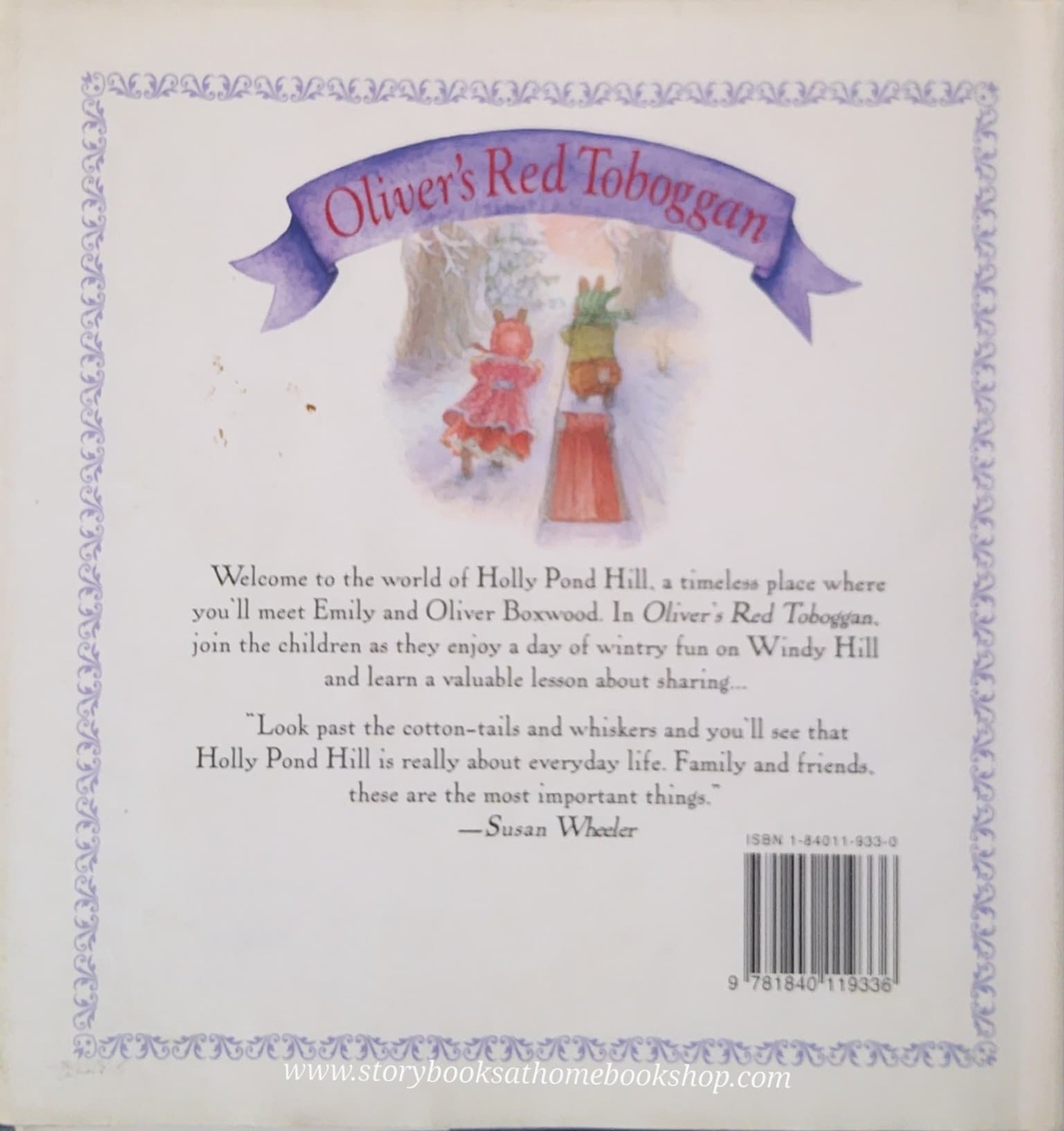 หนังสือนิทานปกแข็ง** 🍅🍓HOLLY POND HILL: OLIVER'S RED TOBOGGA