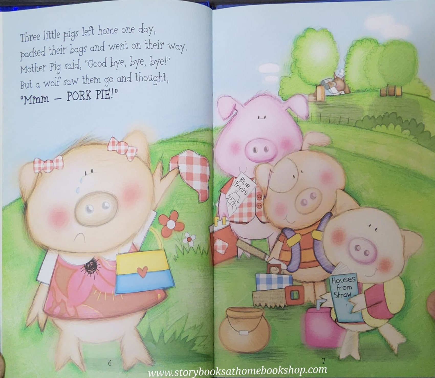 หนังสือนิทานปกแข็ง** 🍅🍓Ready to Read Three Little pigs