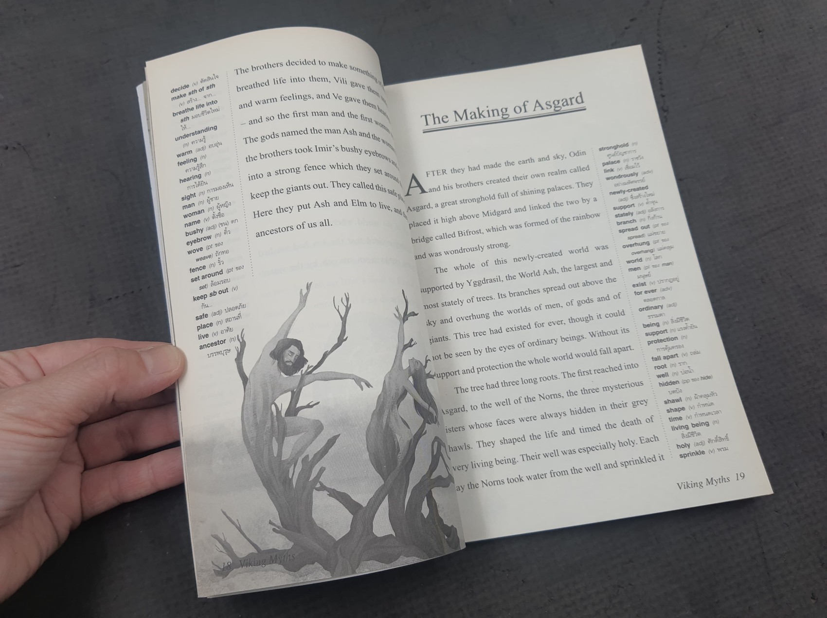 หนังสือนิทานปกอ่อน ** 🍅🍓VIKING MYTHS กำเนิดเทพเจ้าไวกิ้ง (ENGLISH มีคำศัพท์ไทยค่ะ)